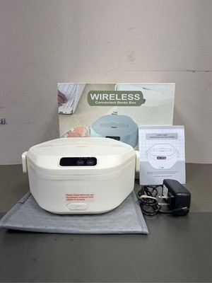 LANDNOR Cordless Electric Lunch Box,Battery-Powered Heated Lunch Box,16000mAh Re