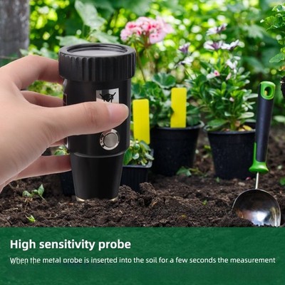 Tragbarer Boden pH und Feuchtigkeit Tester für Garten Bauernhof Bepflanzung mit