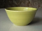 Vintage Bauer Pottery Ringware Mixing Bowl #36 Chartreuse Green 5 3/4"