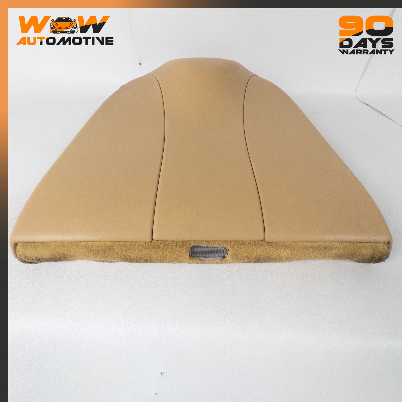 04-13 BENTLEY CONTINENTAL GTC FRONT LEFT SEAT BACK COVER PANEL BEIGE OEM