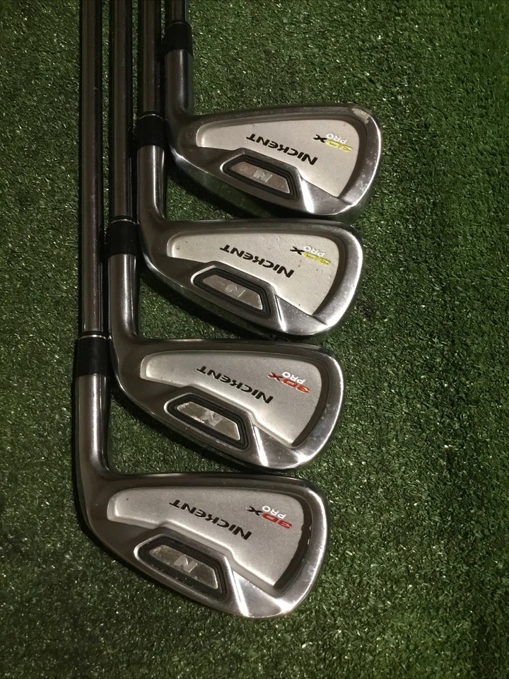 Nickent 3DX Pro J & H Irons Set (3-PW, No 6i) Stiff Rifle Flighted Steel Shafts - Image 3 of 4