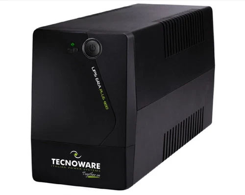 Tecnoware UPS 900VA für PC/Modem, NICHT für Gaming/Konsole, ERA PLUS USV, 2 Schu