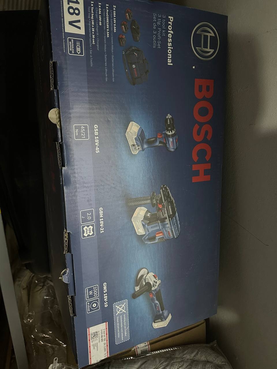 trapano avvitatore  Bosch con batteria e borsa