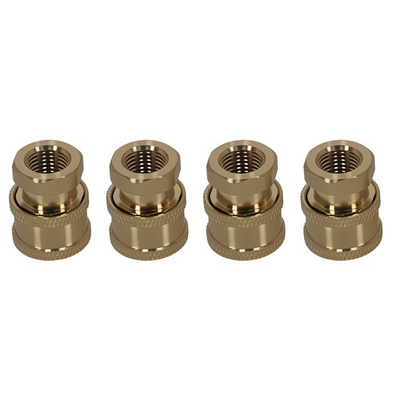 #ad #ad 4Pcs Pressure Washer Fitting Coupler Brass 1 4quot; Quick Connect to Female NPT $293.38