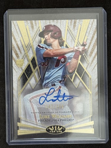 2022 Topps Tier One - Break Out Autographs #BOA-LW Luke Williams #/299 ...