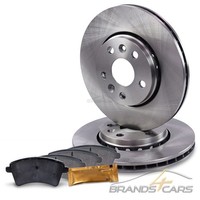 Atec Bremsscheiben BelÜFtet Ø280 + BremsbelÄGe Vorne FÜR Renault Kangoo Be Bop