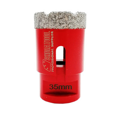 SHDIATOOL Diamant Bohrkrone 35mm M14 Flex Fliesen Granit Marmor Trockenbohren