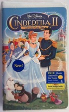 Cinderella II: Dreams Come True 2002 Animated fantasy New Sealed  VHS 