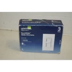 Leviton 6672-3PW Decora SureSlide Dimmer Switch White 3 Pack LED Incandescent