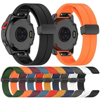 26 22 20mm Silicone Watch Band Strap For Garmin Fenix 7X 7 7S 6X 6 Pro 6S 3 5 5X
