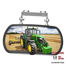 Universal Magnetic Tractor Mirror - Stainless Steel Rear  Side Mirror