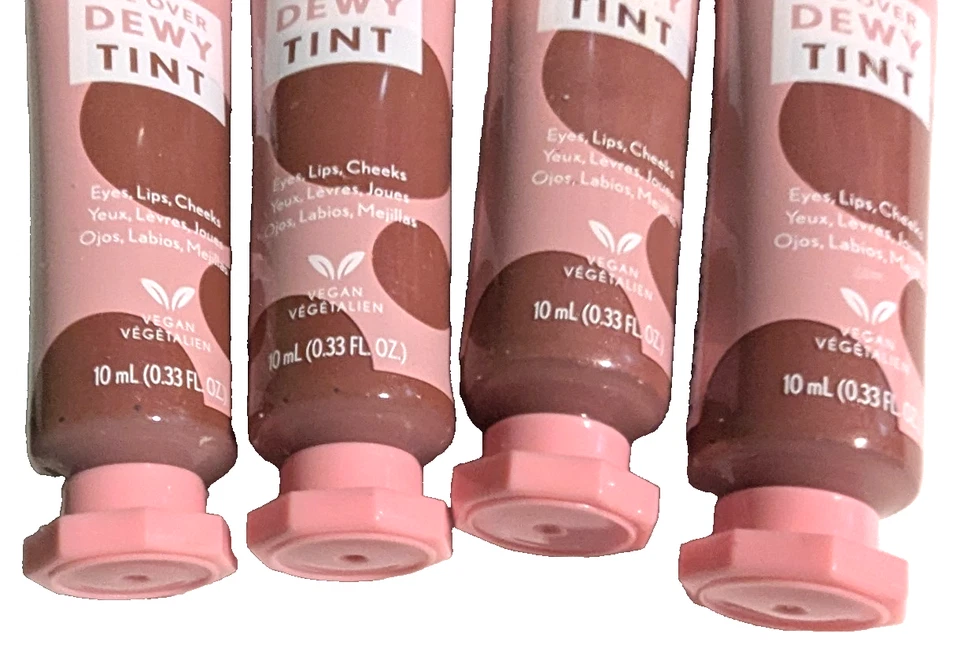 Paquete de 4 Covergirl All Over Dewy Tint 300 Mauvy Kiss 10 ml (0,33 fl oz) nuevo sellado Foto 2 de 4