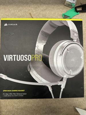 Corsair Virtuoso Pro Gaming Headset weiß kabelgebunden Open-Back-Design