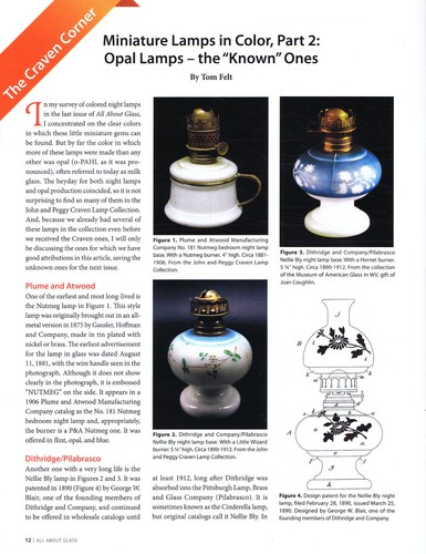 All About Glass 19-1:Fenton-DeVilbiss atomizers, Opal night lamps, Bottles, More - Picture 4 of 7