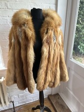 Vintage 1950s Fox Fur Coat M Stunning Vintage Piece By Norman Furs London W1