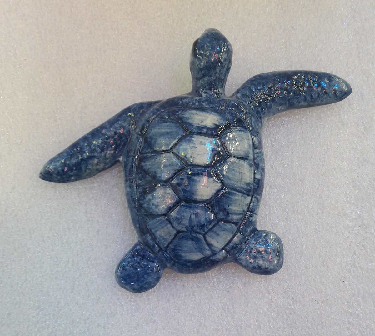 Tortue de mer, ceramique (brune) - Provence Online Shopping