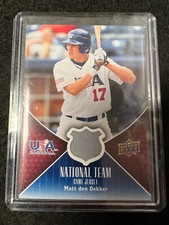 2009 U.D. USA Series II Game Jersey Matt den Dekker #17 🔥⚾️🔥