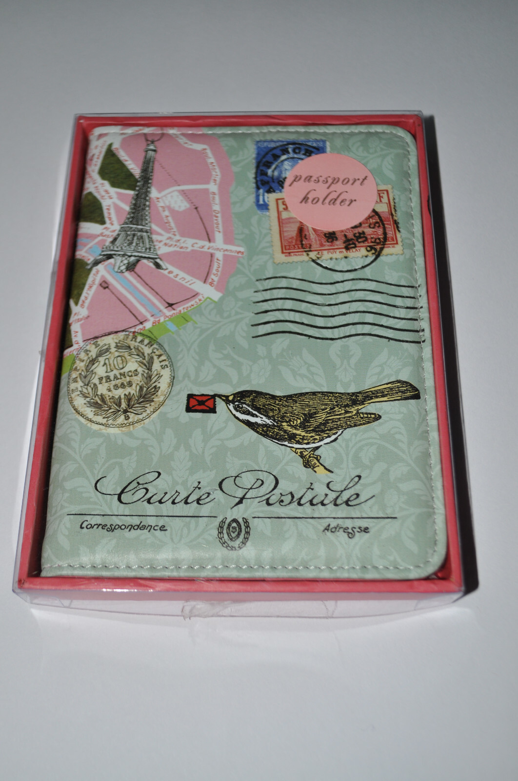 NIB Wild & Wolf England Passport Holder Wallet-image