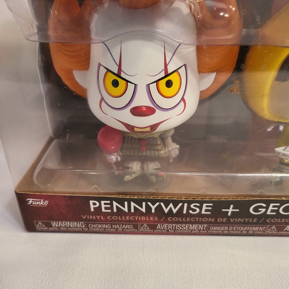 Funko Vynl double pack Pennywise and Georgie IT Horror Movie | eBay