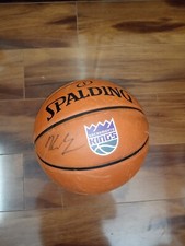 Malachi Richardson Signed Spalding Game Series Replica NBA Basketball Sac Kings