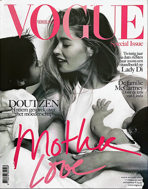 VOGUE Magazine Netherlands NL DOUTZEN KROES Mother Love Special Issue 2017