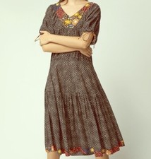 warm Sola Midi Dress SZ 2/US M EUC