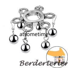 Adjustable Spike Rings Male Chastity Device Metal Rings Stretcher Chastity Cage