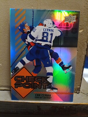 2024-25 UD Series 1 - Check Point - Eric Cernak CP-17 Tampa Bay Lightning