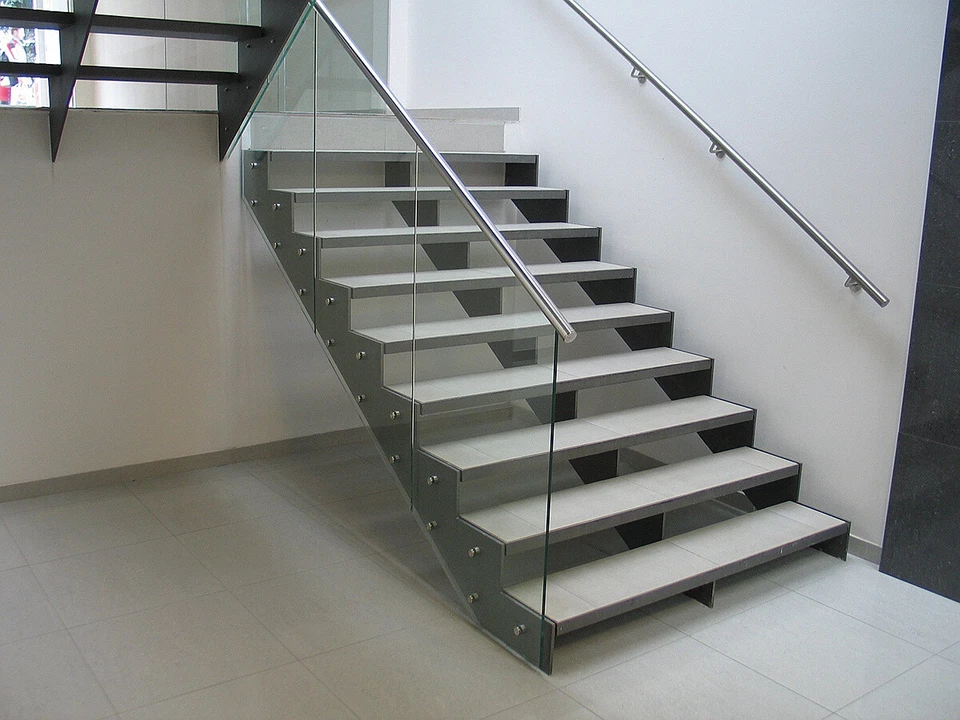 Edelstahl Handlauf Treppengeländer 42,4 Wandhandlauf Rohr Geländer Halter Treppe - Bild 3 von 4