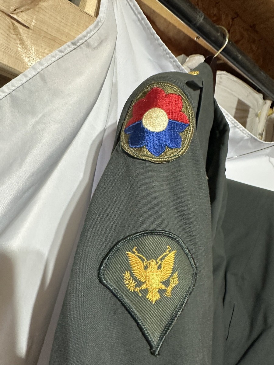 US ARMY Class A Dress Uniform w/pants Vietnam Era 1960s w/ Rank
