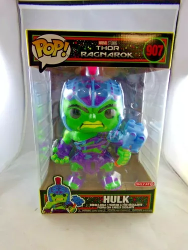 Funko Pop Hulk Thor Ragnarok Luz Negra #207 13 pulgadas SH-C4