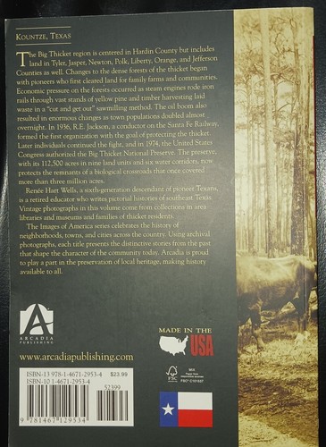 Images of America: BIG THICKET REGION NEW with Free Shipping 9781467129534 - Foto 2 di 2