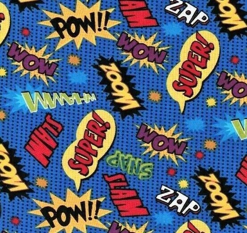 Marvel DC Comics Fabric By The 1/4 Yard - CHOOSE SUPERHERO PRINT - 100% Cotton - Picture 15 of 19