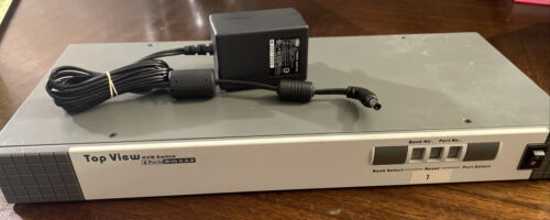 TOP VIEW KVM SWITCH 8 PORT W/ O.S.D. with power supply