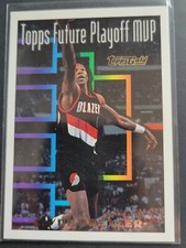 CLYDE DREXLER 1993-94 TOPPS GOLD  #206 playoff MVP