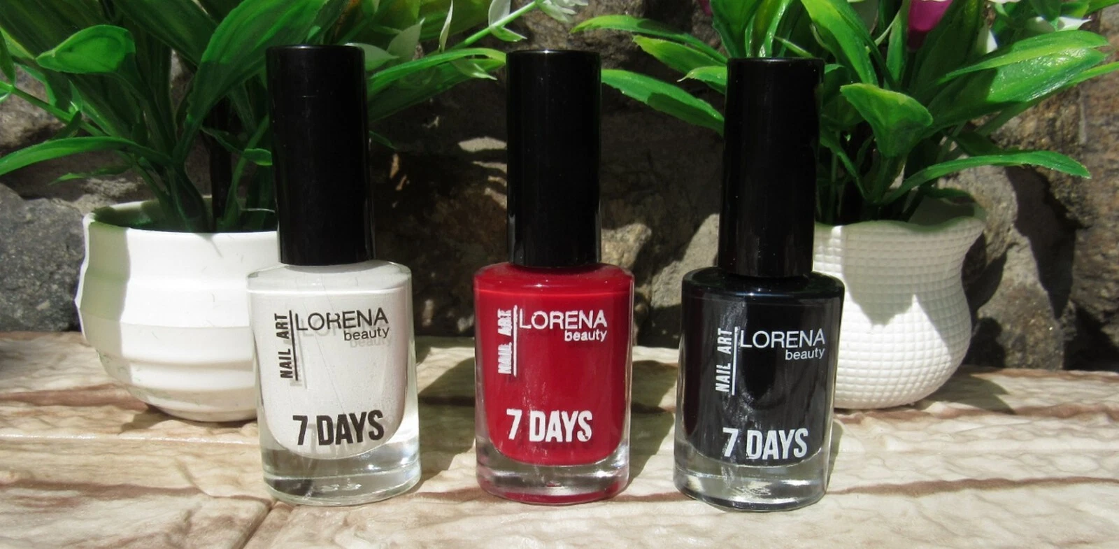 Original-Nail polish "Lorena" Set 3pcs. 10ml & 10ml & 10ml one bottle Ukraine #1