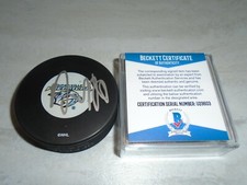 Roman Josi Signed Nashville Predators Hockey Puck Autographed Beckett BAS COA 1C