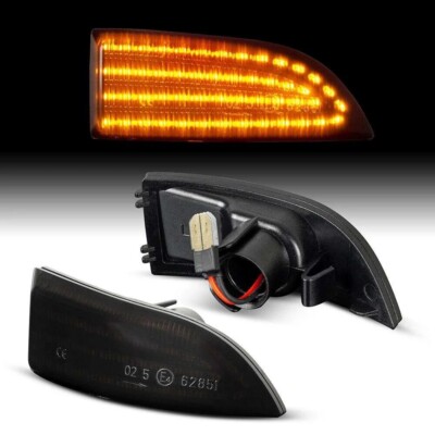 LED Turn Signal Side Mirror For Renault Scenic III JZ Year 2009-2016 Smoke