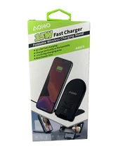 15W Foldable Wireless Charging Stand – Universal Phone Dock Black (JTS1)