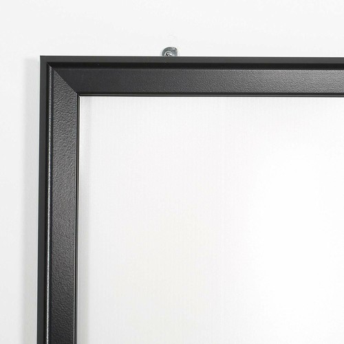 Portable Snap Poster Frame 1.25" Aluminum Front Loading Wall Mount 27x40 Black - Picture 2 of 4