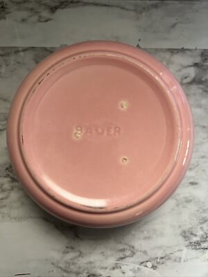 Vintage Bauer Pottery Gloss Pastel Pink Kitchenware Dish Bowl