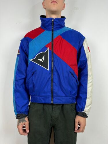 Men's 90s Vintage Dainese Nylon Moto Racing Jacket / Vest Size 50 - Picture 2 of 24