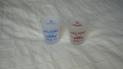 VFA-15 Valions F/A-18C Hornet Colorful Squadron Glass Original