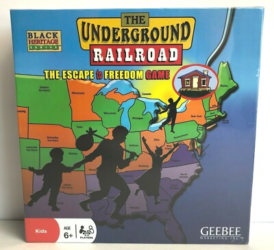 08 Geebee Marketing The Underground Railroad Escape To Freedom Game Sealed Ebay