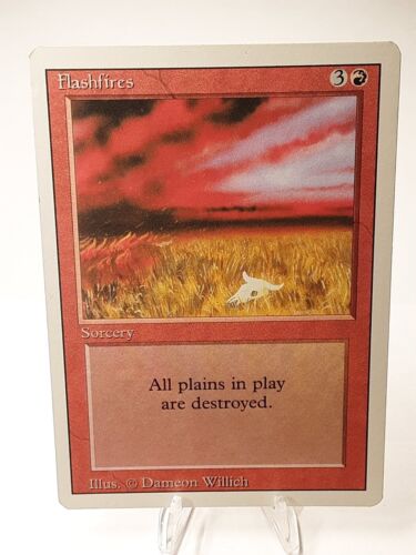 MTG - 3rd Edition - Revised - Flashfires - Uncommon - LP+ NM