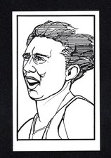 Roger Bannister Runner 1998 Lang Gang Picture Perfect Game of Famous Faces Card