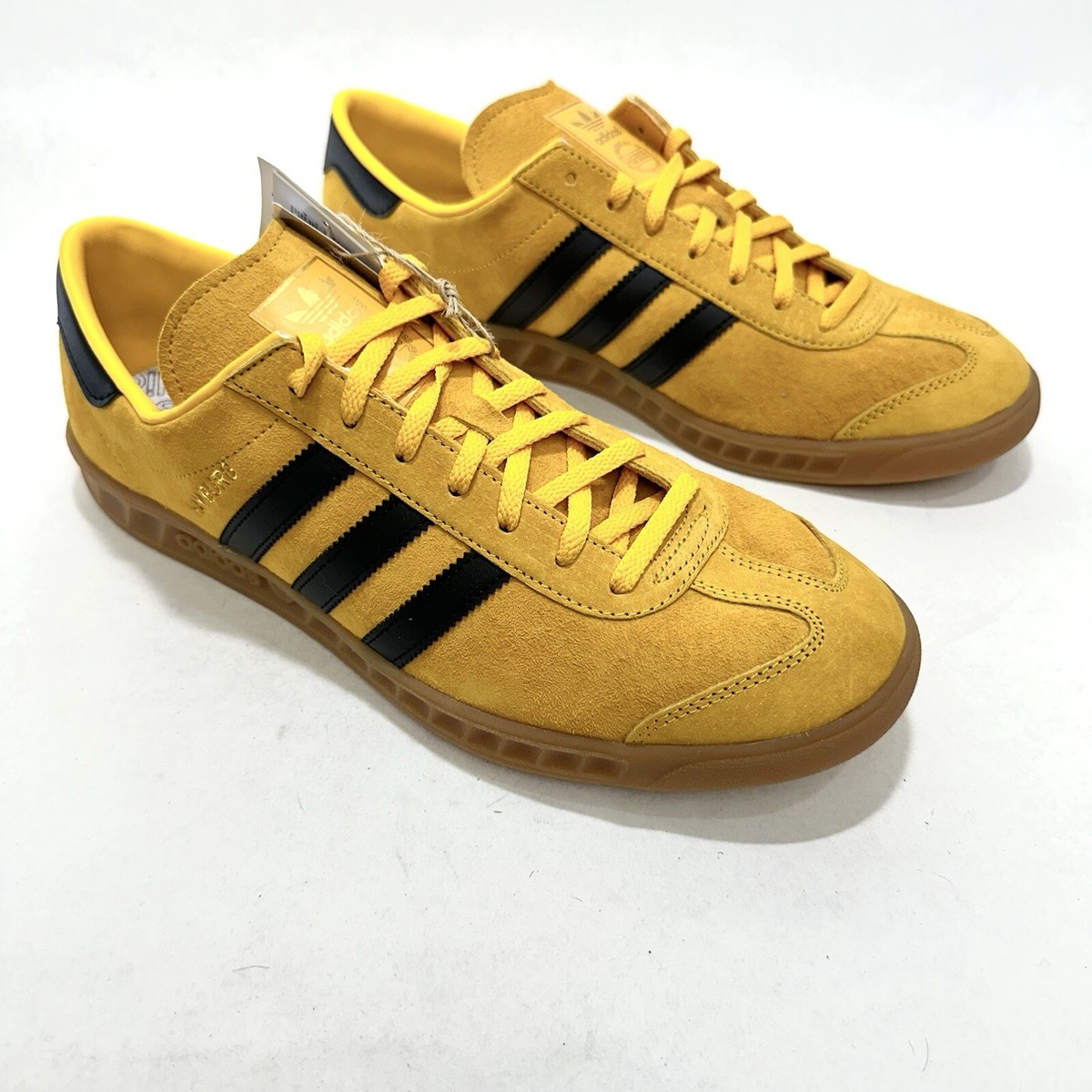 Size 11.5 - NEW adidas Hamburg Crew Yellow Gum - Kill Bill