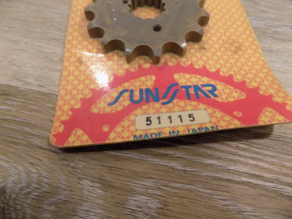 New SUNSTAR FRONT SPROCKET / 15T / 51115 - Image 2 of 2