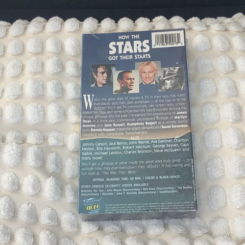 How The Stars Got Their Starts VHS Documentary 1991 James Dean Marilyn Monroe - Picture 2 of 4