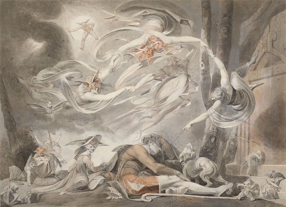 希少　FIRST EDITION the drawings of Fuseli John Henry Fuseli The Nightmare II Giclee Print Repro on